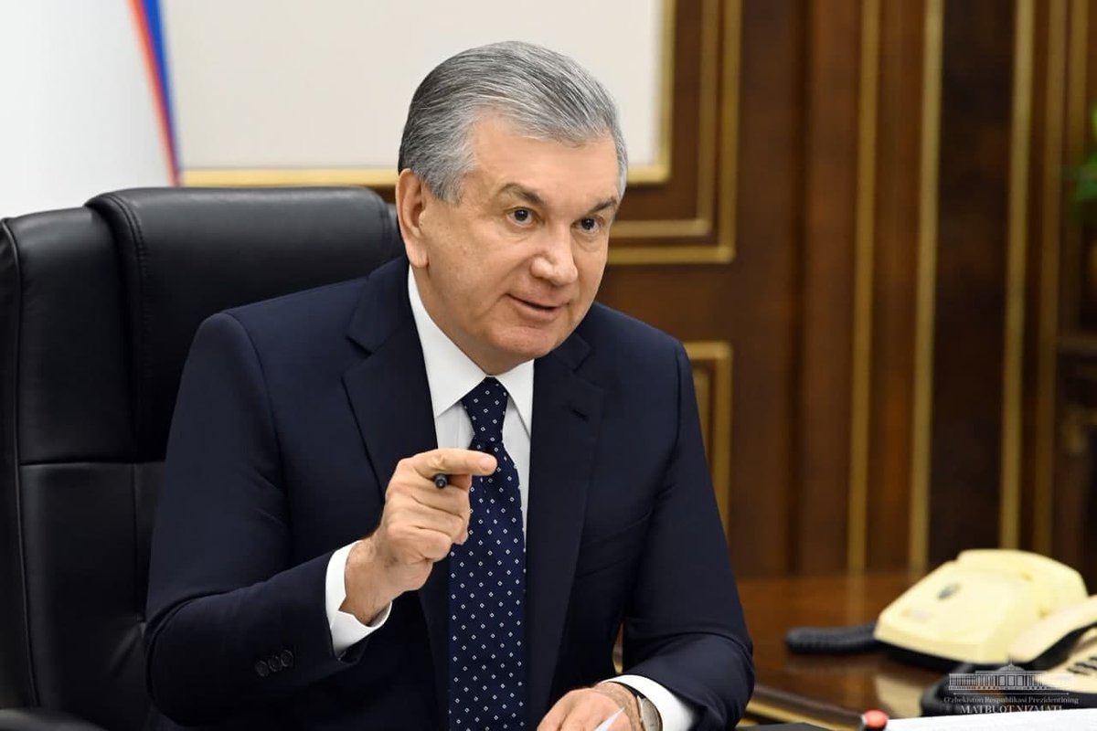 Shavkat Mirziyoyev's Press-service tweet media