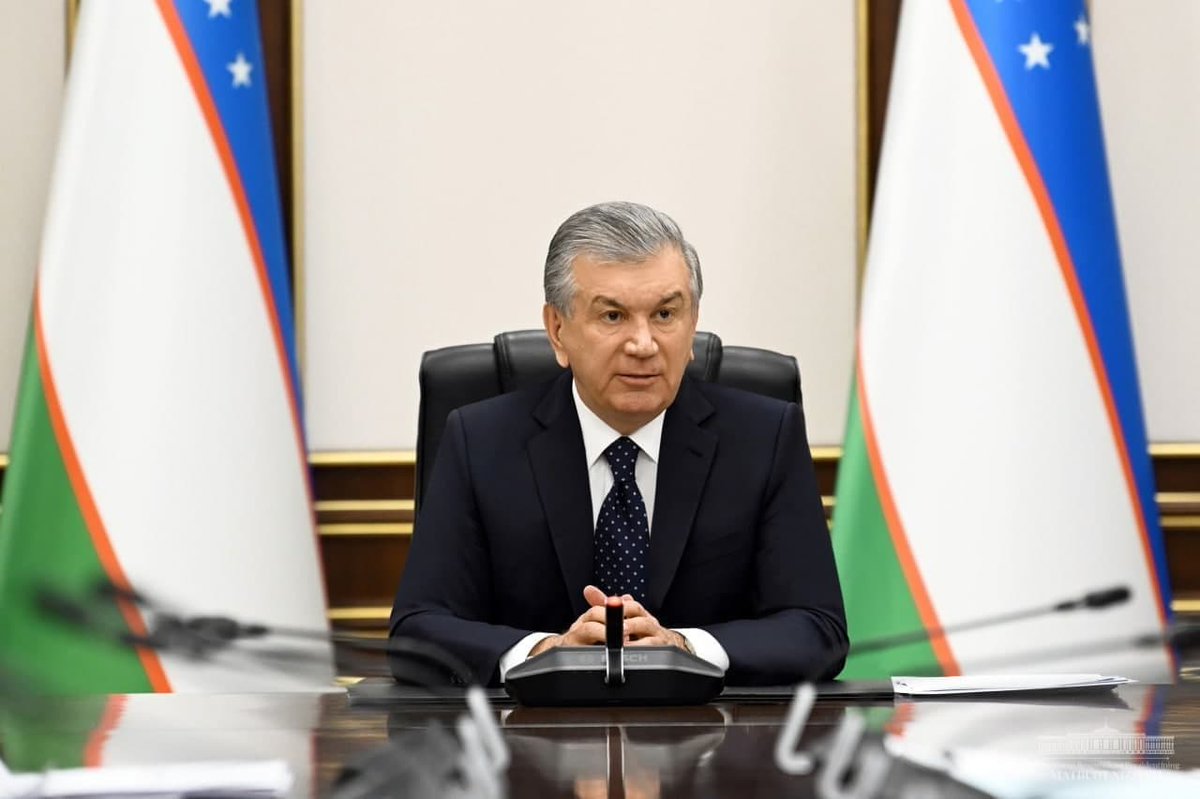 Shavkat Mirziyoyev's Press-service tweet media