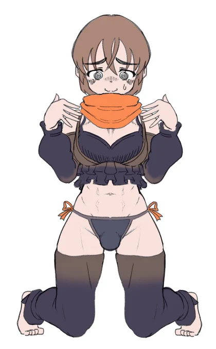 深夜テンションで描いたトドコス太眉隊長概念 
