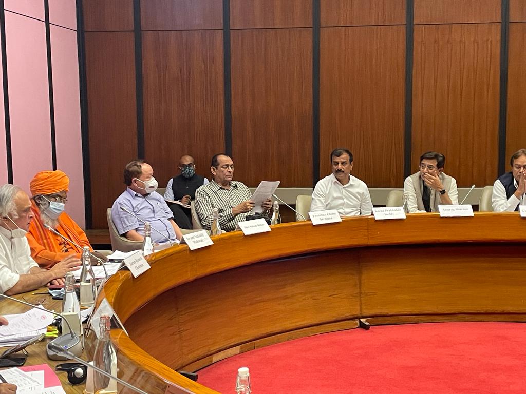 KPR_BRS's tweet photo. Meeting of the Department-related Parliamentary Standing Committee on Science and Technology, Environment, Forests and Climate Change scheduled held on 1st November, 2021 at Parliament House Annexe
#kprmp #medakmp #telangana https://t.co/Q0xNuiPiId