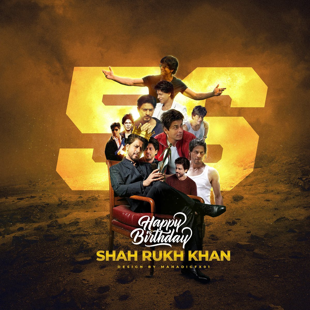 srkfanking's tweet photo. #HappyBirthdaySRK https://t.co/AtjEKDbH0C
