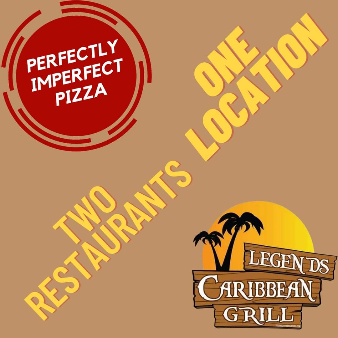 We are so excited to team up with Legend's Caribbean Grill  in Ferndale. Two delicious restaurants in one convenient location. 1013 Ferndale Johnstown
#perfectlyimperfectpizza #legendscaribbeangrill #Ferndale
#b2bcollaboration