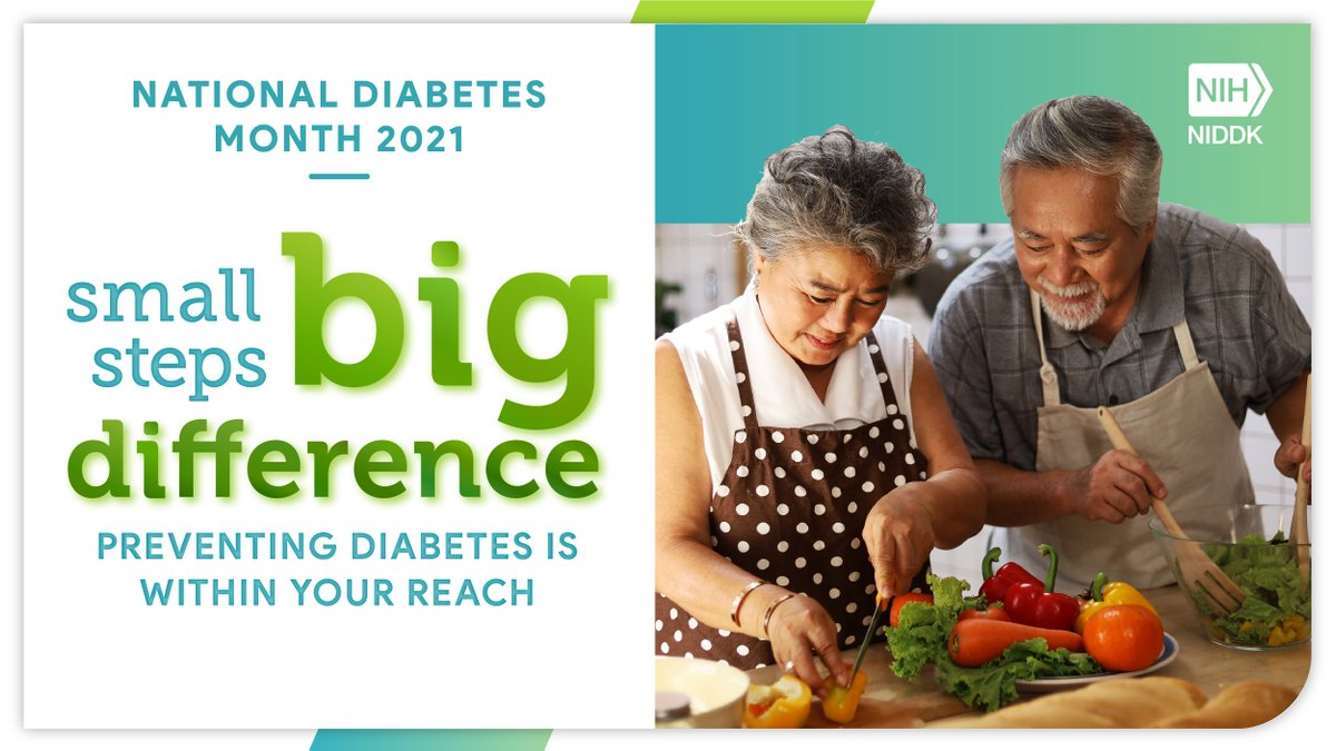 According to the CDC, more than 1 in 3 U.S. adults have prediabetes—that’s 88 million people—but the majority of people don’t know they have it. Visit the website for more helpful tips on preventing diabetes and staying healthy niddk.nih.gov/health-informa…