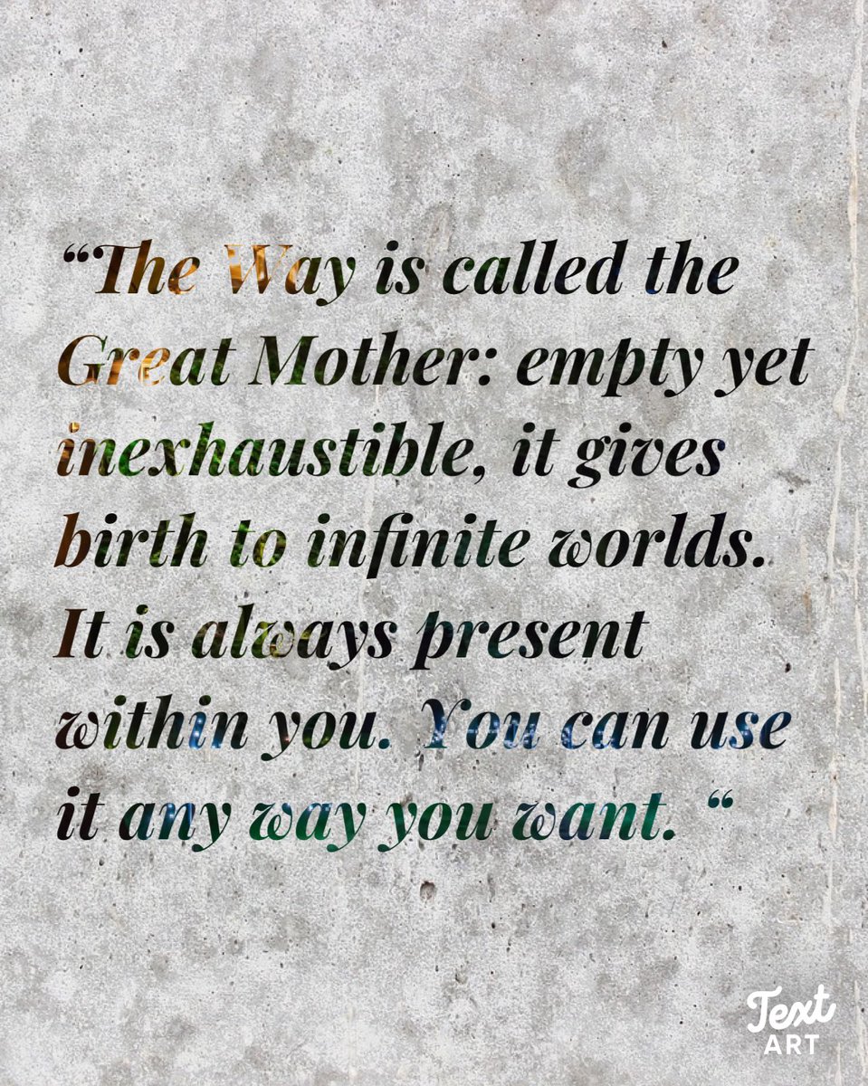 thesleepingfor2's tweet photo. This is the way. #taoism #stephenmitchell #laotsu https://t.co/wtgKYcbLBw