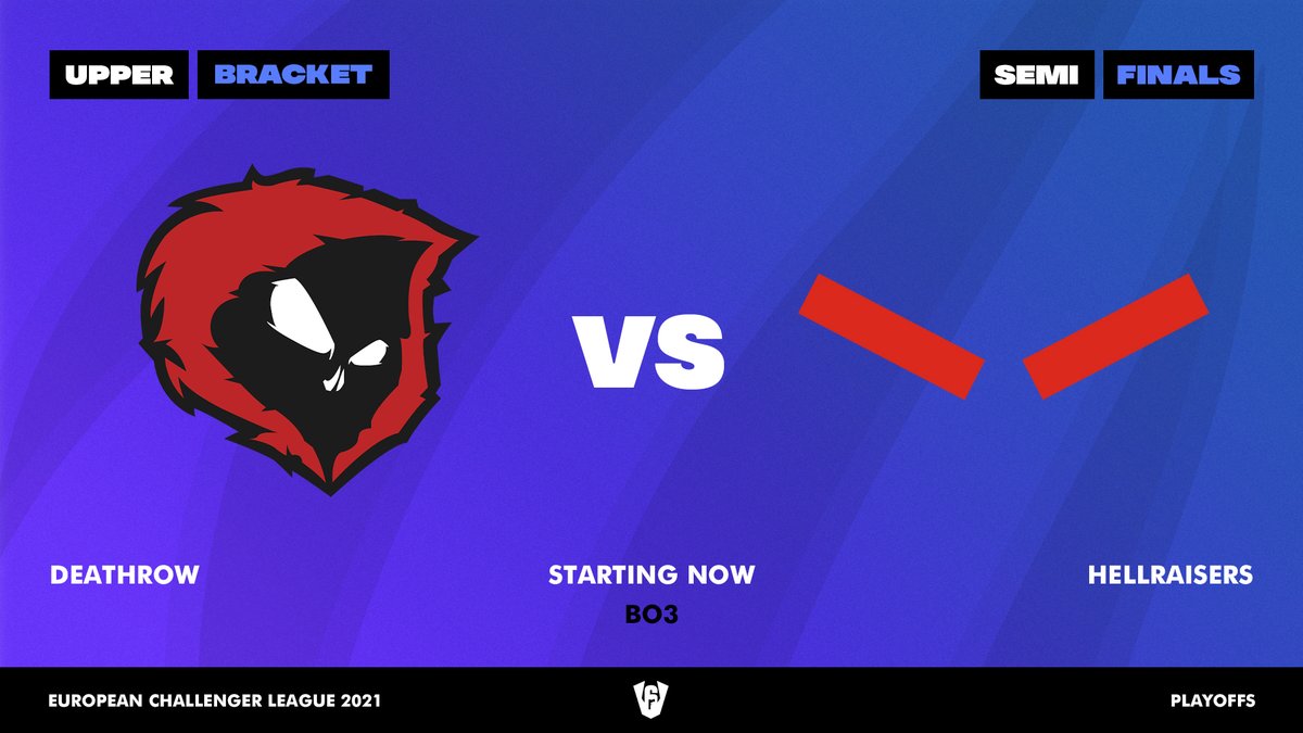 In a few minutes the first game of the day will begin!

@DeathroWEU 🇫🇷 vs. <a href="/HELLRAISERSgg/">HellRaisers</a> 🇷🇺 right here:

🔴 twitch.tv/rainbow6
