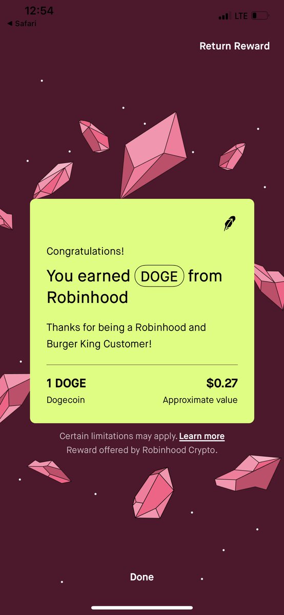 youngpearlsRI's tweet photo. Yes I just got @dogecoin for ordering @BurgerKing. Make sure you take advantage of this opportunity 💪🏻 https://t.co/O5n0U5gQMo