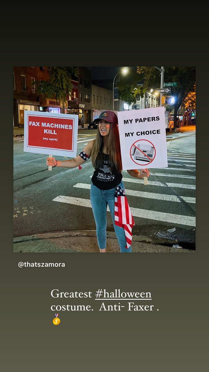 driverminnie's tweet photo. Best #halloween2021 Anti-faxers. https://t.co/g3MDSyniIC
