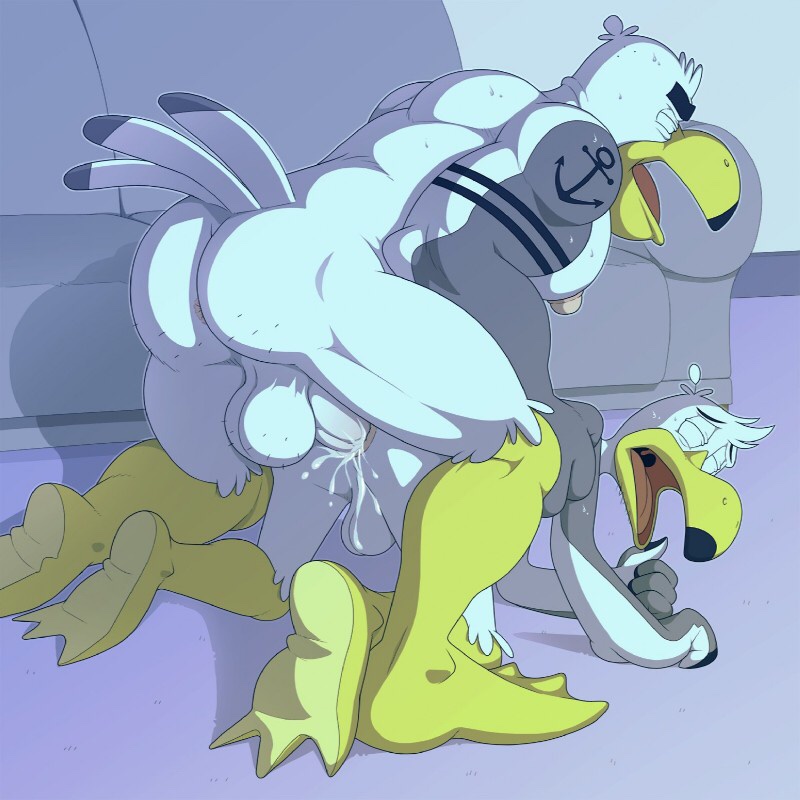 Don’t mind him,

He’s just giving his Lil’ bro a good Dickin’ while Wilson’s out. 

Gotta say it’s quite delectable!