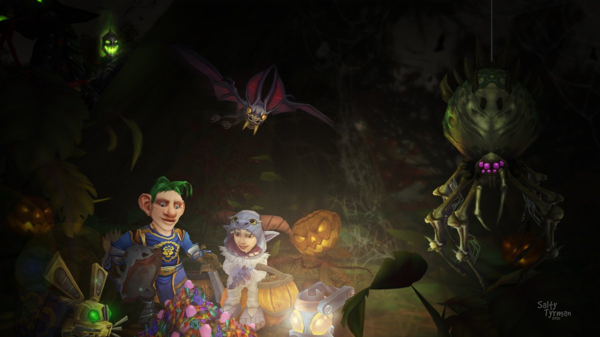 SaltyTyrman's tweet photo. I hope you all had a wonderful and safe Halloween! Here are a few spooky tricks and wholesome treats!

Special mentions of @pommie_tappet, @geoffpglover, @RSofttrigger (and HH as @Postsemreh)

#Gnome #GnomeGnetwork #halloween2021 #Slime #Mouse #Candy #HeadlessHorseman https://t.co/oAPAoWVEXg