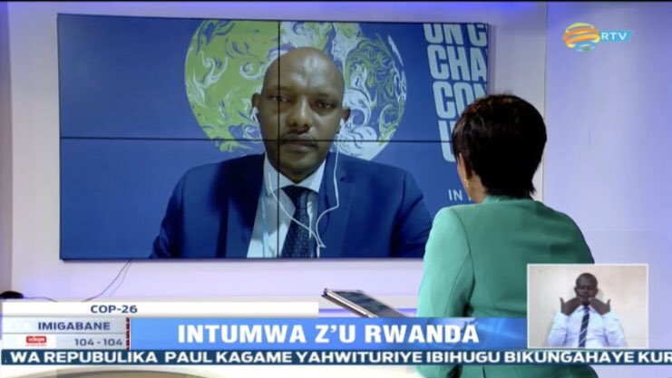 #Rwanda at #COP26. PM <a href="/EdNgirente/">Edouard Ngirente</a> represented <a href="/PaulKagame/">Paul Kagame</a> at #COP26 opening ceremony, was received by Elizabeth Truss MP,Patricia Espinosa UNFCCC Exec Secretary. <a href="/MujaJeanne/">Mujawamariya Jeanne d'Arc</a>  attended the CVF-Commonwealth High-Level Panel Sustainable Development for Climate Vulnerable Countries
