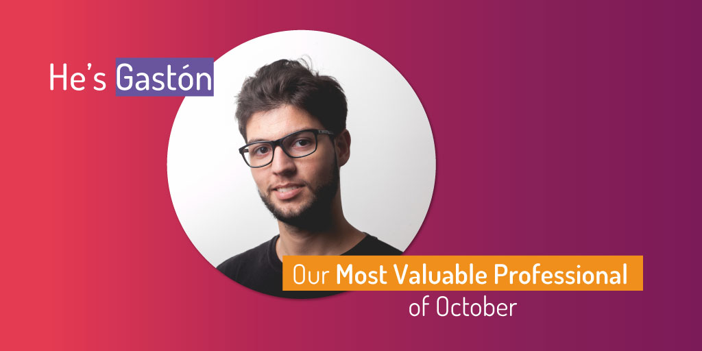FolderIT's tweet photo. GASTON 👏
Awarded MVP October 🏆 Thanks Gastón for doing your best every day 😁
#WeAreOurPeople #mvp #MostValuableProfessional #FolderIT https://t.co/2elmTpGBNx