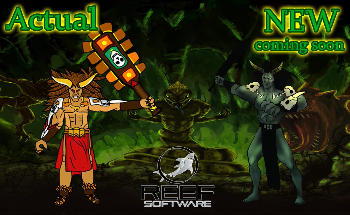 SoftwareReef's tweet photo. Kakasbal, the ancient demonic entity of Xibalba, is about to receive his well-deserved upgrade. Prepare to face it like never before.

#indiegame #SteamHalloweenSale #Xibalba #videogame #Steam #Doom #HorrorGames https://t.co/UJyeWXDDG8