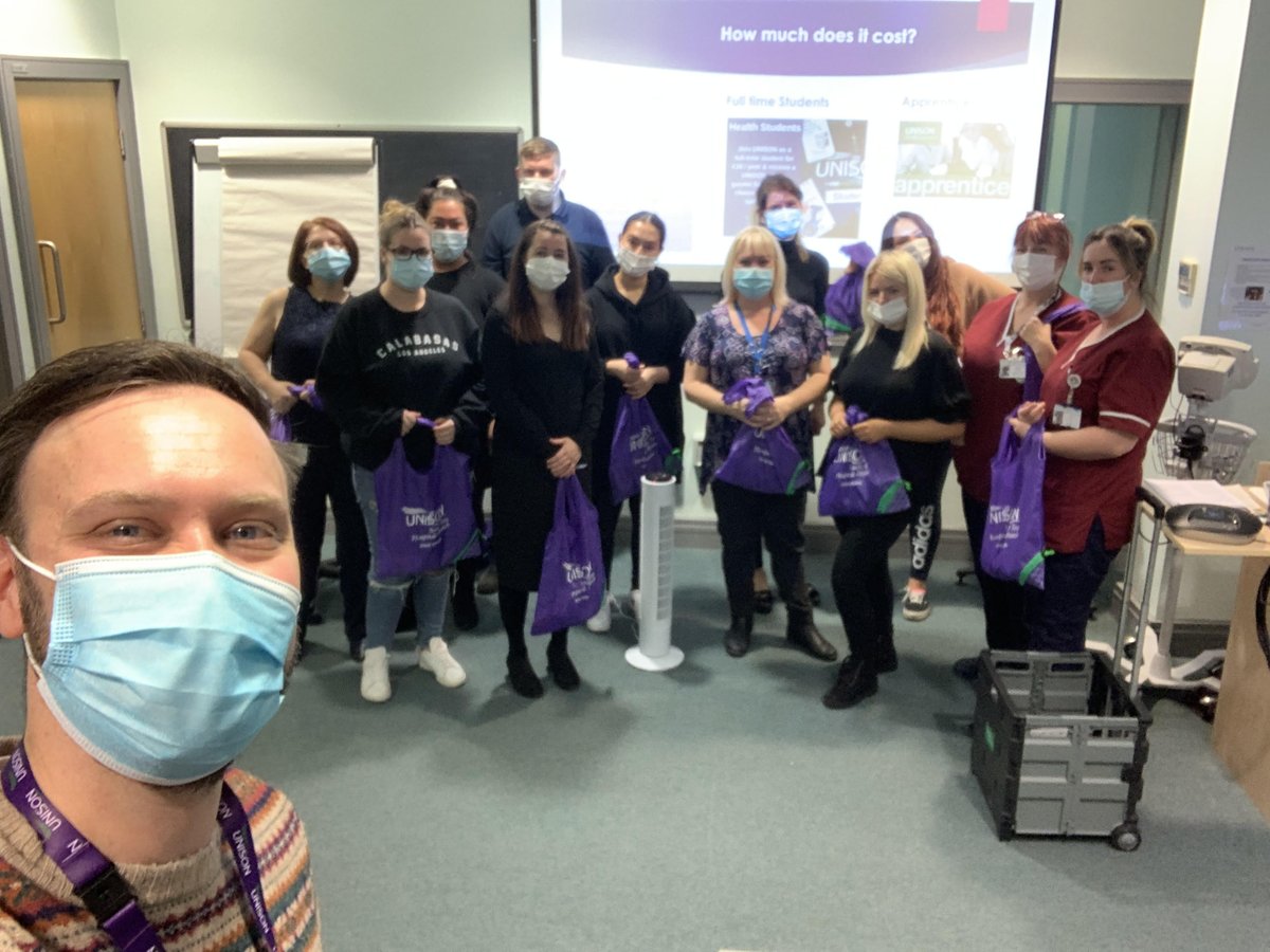 💜💚 We started the week by meeting some of our apprentices - it was great to chat about the importance of joining a union. 💜💚

Thanks for having us &amp; thanks to those of you who joined UNISON today!