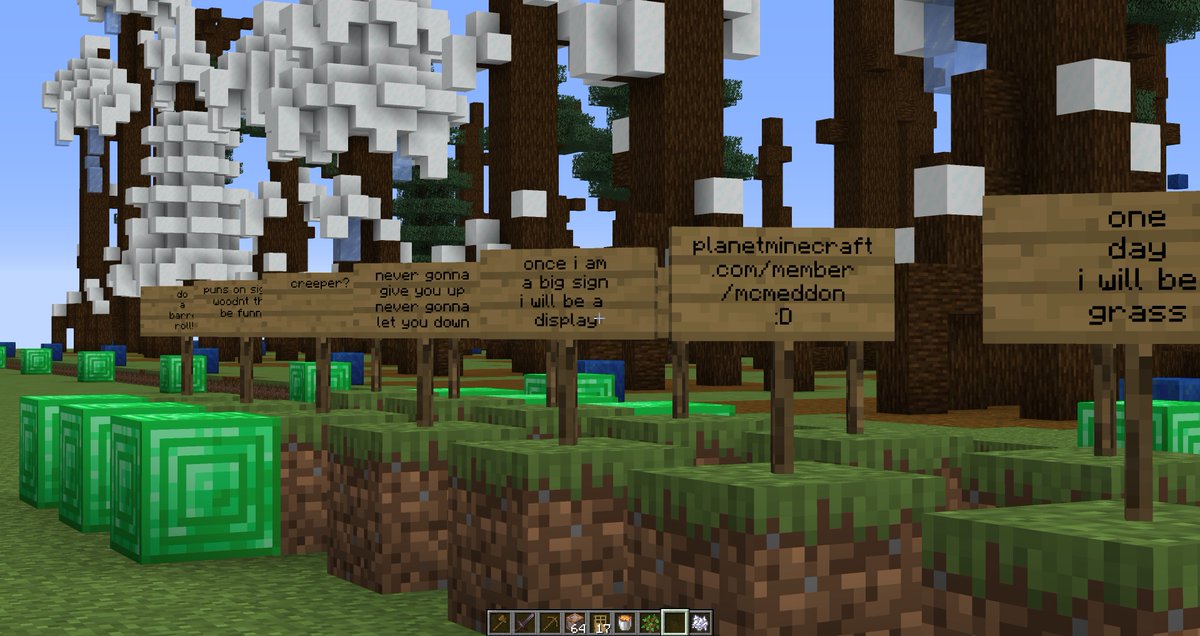 McMeddon's tweet photo. Did you know that i have like a #Dinnerbone sort of #minecraft map :D where everything is flipped?
It was a joke map for April 1st
also there was a forest full of bad puns haha :D
Map: #Otrelia
https://t.co/I1u9Lnvowx https://t.co/YVIijGYDEm