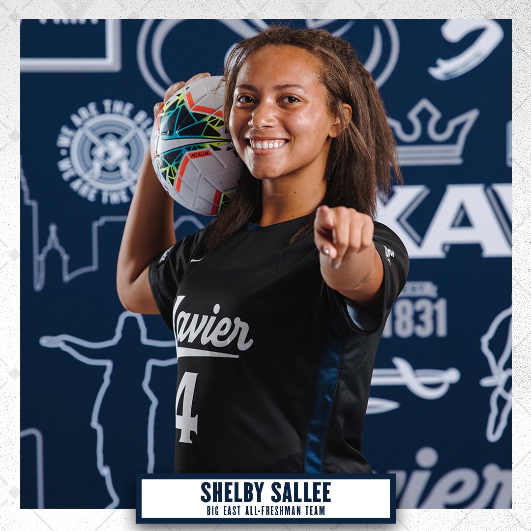 XavierWSOC's tweet photo. Joining Rogers on the All-Freshman Team are forwards Chloe Netzel and Shelby Sallee!

#LetsGoX https://t.co/bRlydL2nAQ