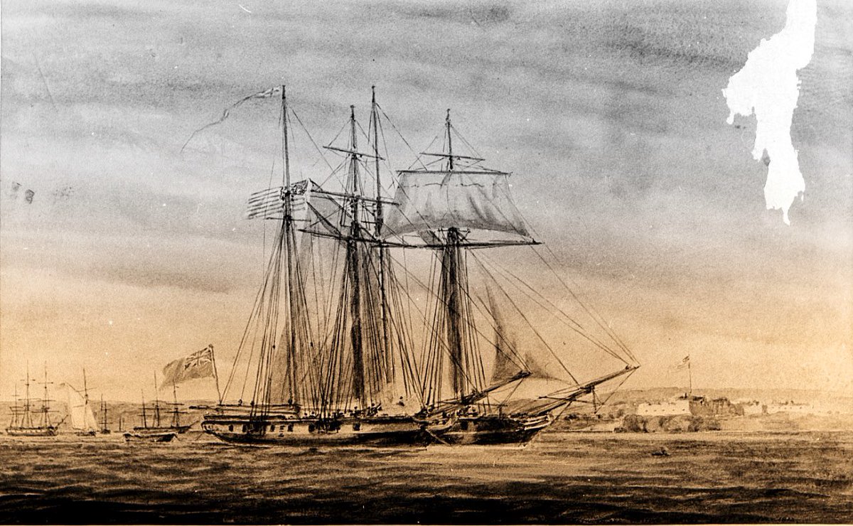ghost_maps's tweet photo. #CascoBay is home to many legendary “ghost ship” sightings. The schooner “Dash,” one of the most feared American privateers of the War of 1812, was lost in a Nor’easter in 1815. Oddly, fishermen have reported seeing her in the years since, often under full sail. #Portland #Maine https://t.co/X09n0LtUGY
