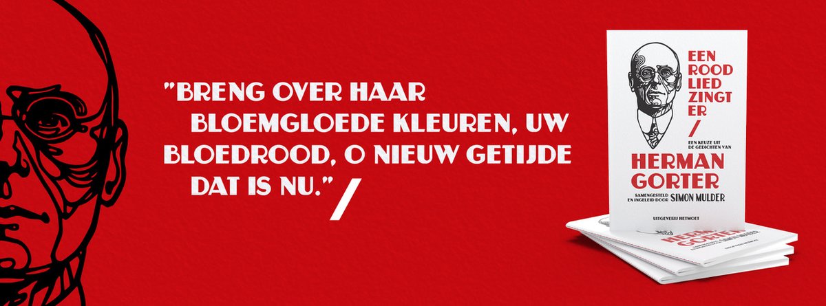 FeestderPoezie's tweet photo. Onze voorstelling rondom #hermangorter gaat het land door! We vieren hem i.s.m. @HetMoet_nl met voordracht, muziek, film en de presentatie van deze bibliofiele #bloemlezing. Informatie en kaartverkoop: https://t.co/Vay0QEEWss Meer locaties volgen!
#poëzie #gedichten #voorstelling https://t.co/HFE1xxlGxR