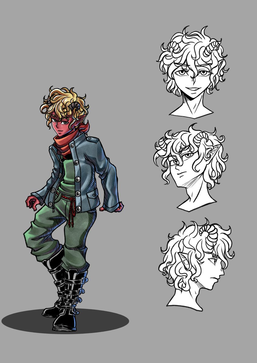 ilustre_gui's tweet photo. Hey yall! wanted to share the character design i did for Virgil, a character from @dbfassbinder  new Book "Saga of the Storm Wizard" (also, i love the protagonist of this book) you can read this book for free here https://t.co/WihBmHDtz3 https://t.co/znaKOdWUwK