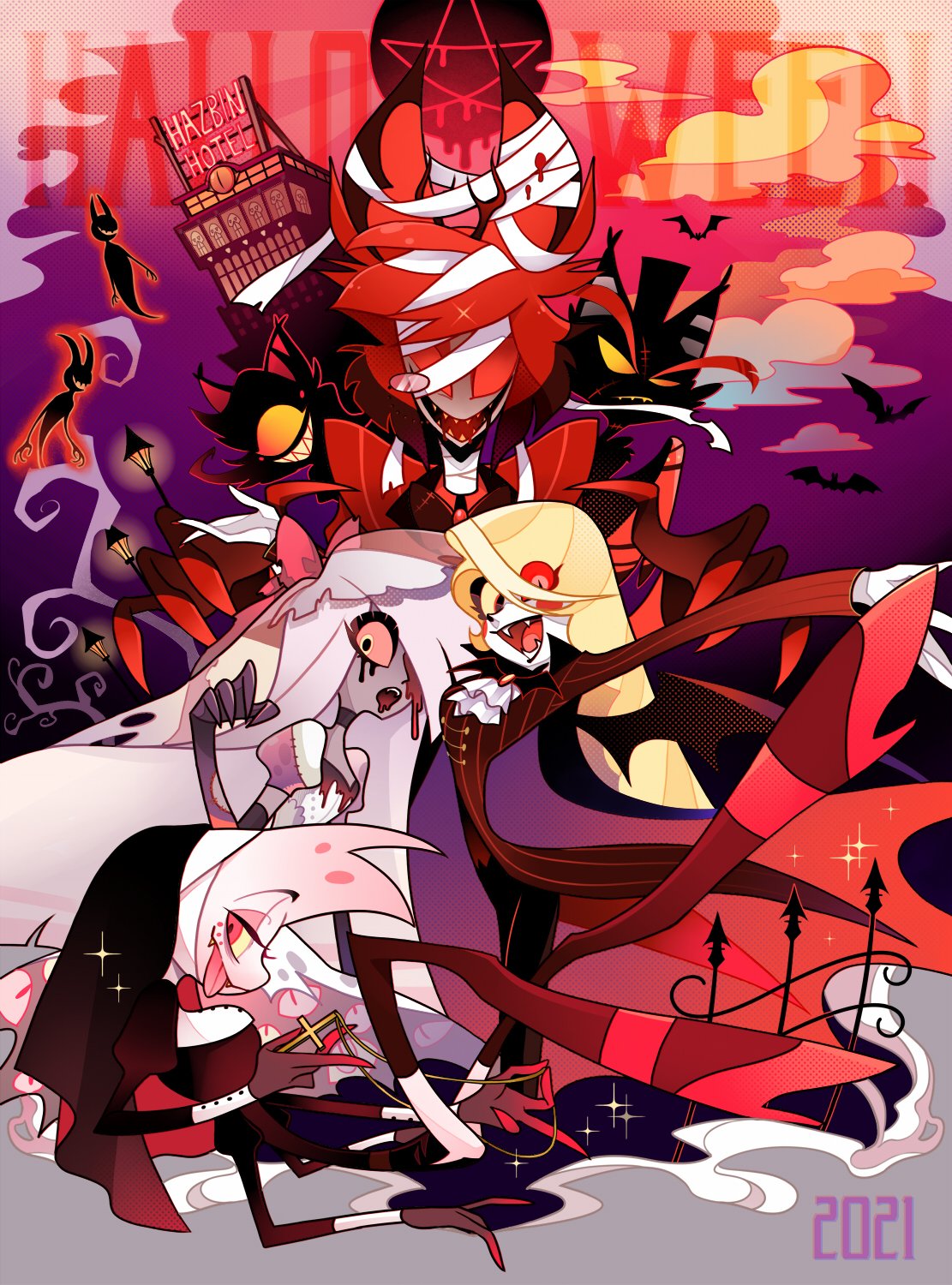 た*き様 HAZBIN HOTEL プロモカード　13 レビュー高評価のおせち贈り物 Hazbin Hotel Happy Birthday