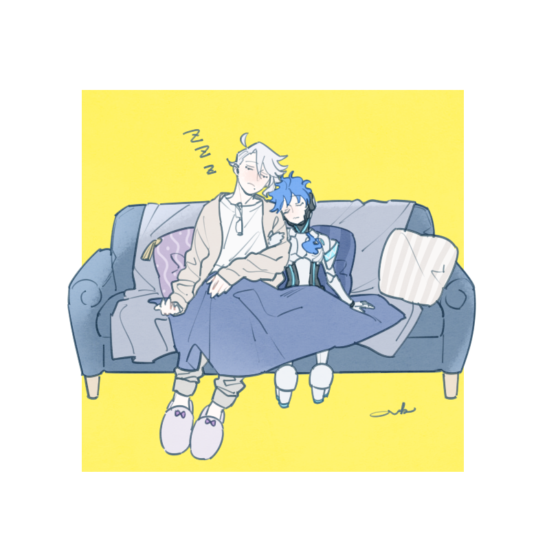 「なかよし🐙🔥 」|おうかのイラスト