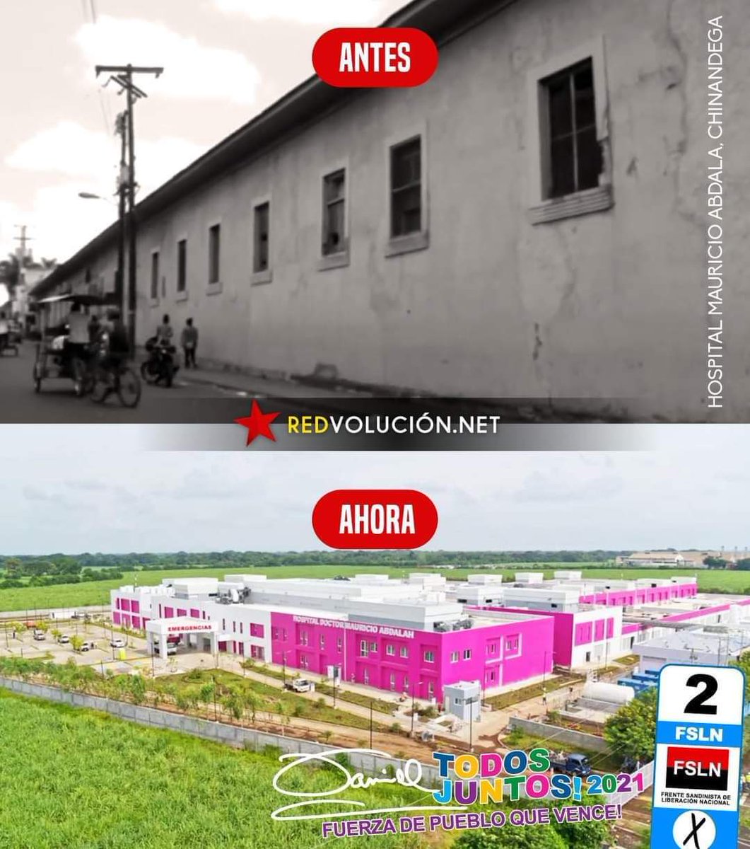 Y todavía preguntan porque vamos a votar la mayoría de los Nicaragüenses por #Daniel2021 en #UnidadParaLaProsperidad

Con esta imagen les digo todo👇👇