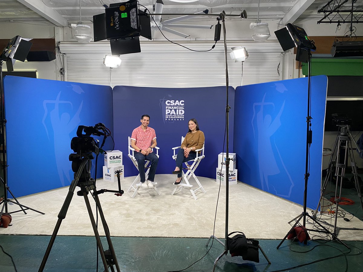 castudentaid's tweet photo. EXCITING NEWS ALERT 🎉We are bringing you CSAC’s first podcast, Financial Paid: Paying for College in California.
As we prepare for the podcast launch, it’s time you meet your two hosts, Michael Lemus and Judith Gutierrez.
Learn more about them in the comments!
#FinancialPaid https://t.co/UkUfnc8RuV