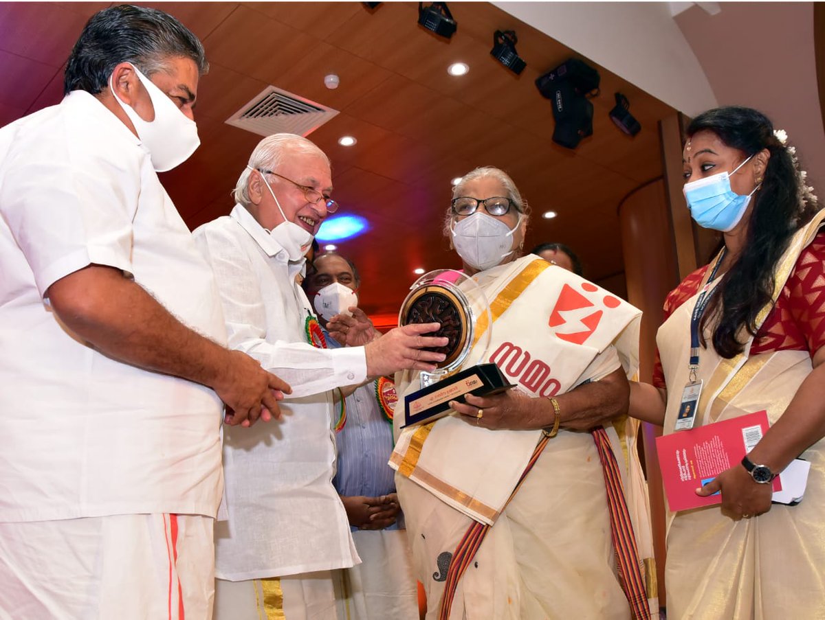 KeralaGovernor's tweet photo. Hon'ble Governor Shri Arif Mohammed Khan inaugurated #Samadaram, held at Kerala Legislature hall to honor women parliamentarians and legislators,both former and present, as part of #SAMAM campaign to spread awareness on #GenderEquality :PRO, Kerala Raj Bhavan https://t.co/qd1VLDihkp