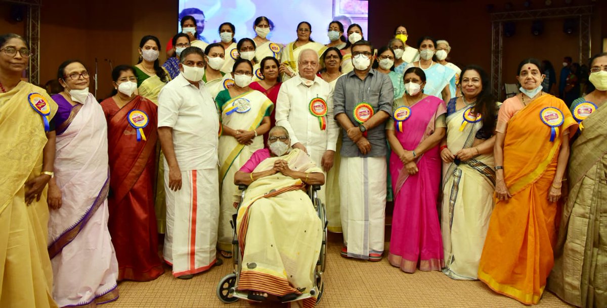 KeralaGovernor's tweet photo. Hon'ble Governor Shri Arif Mohammed Khan inaugurated #Samadaram, held at Kerala Legislature hall to honor women parliamentarians and legislators,both former and present, as part of #SAMAM campaign to spread awareness on #GenderEquality :PRO, Kerala Raj Bhavan https://t.co/qd1VLDihkp