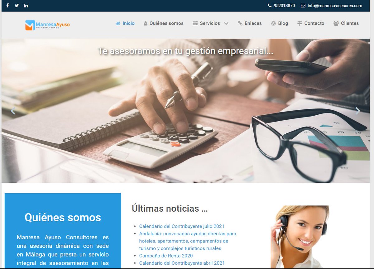 BlogsDerecho's tweet photo. #Actualización En #BlogsdeDerecho hablamos sobre Manresa Ayuso Consultores en https://t.co/7r6LMDiCOE
@ManresaAyuso

#ConsultoresEnEspaña https://t.co/9HDRMzfgJj