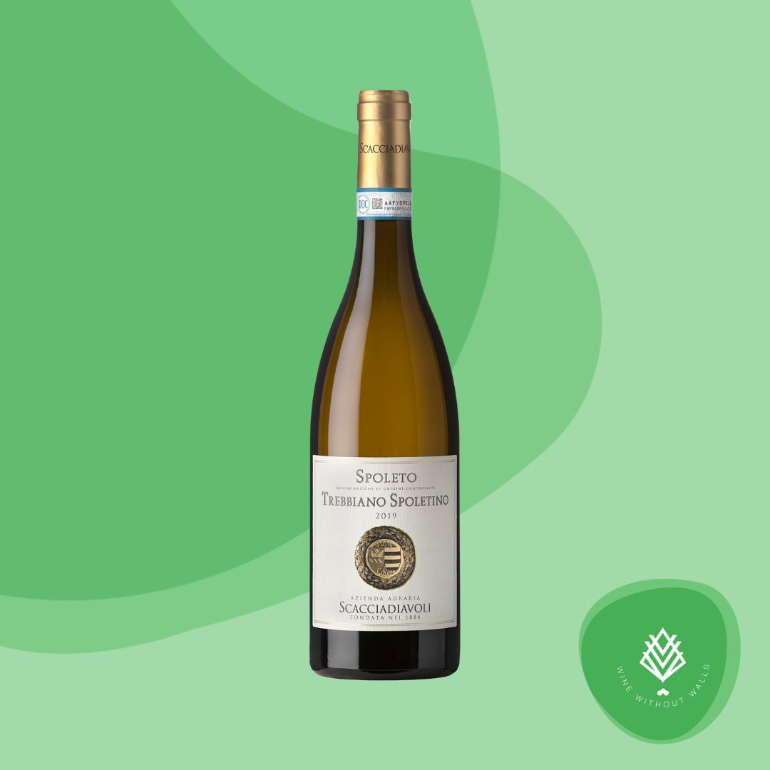 Region: Umbria | Score: 90/100 | Winery: Scacciadiavoli Az. Ag. | Wine: Spoleto DOC Trebbiano Spoletino 2019 | Wine Category: Still white wines | Grape Variety: Trebbiano Spoletino 100% ✅  For more info contact: <a href="/Scacciadiavoli1/">Scacciadiavoli</a> #5StarWines2021 #WineWithoutWalls2021