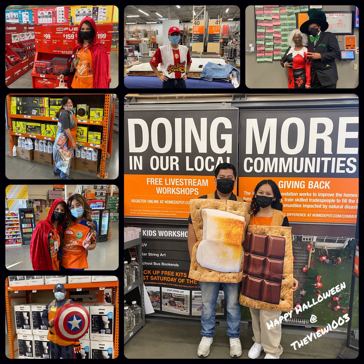 Who do you think pulled off the best outfit? Thank you all for getting festive and driving Service. #d20 #PacNorthProud