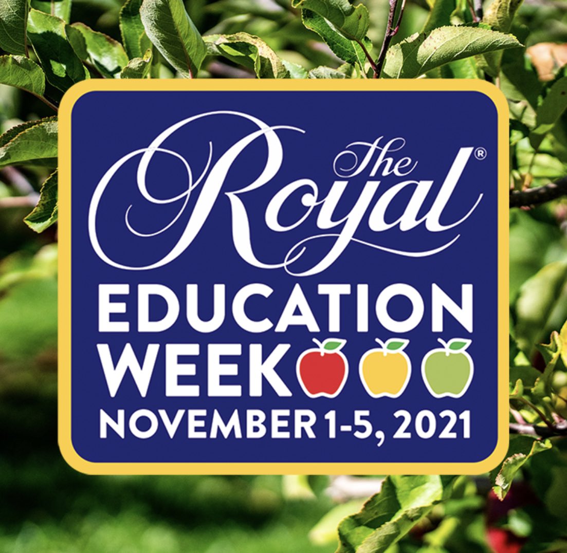 Join us November 1 – 5th for the #RoyalEducationWeek Take part in our week long celebration of education! We’ll be sharing & inspiring you with exciting educational programming from some of our incredible partners. View the full schedule & registration at royalfair.org/Royal-educatio…