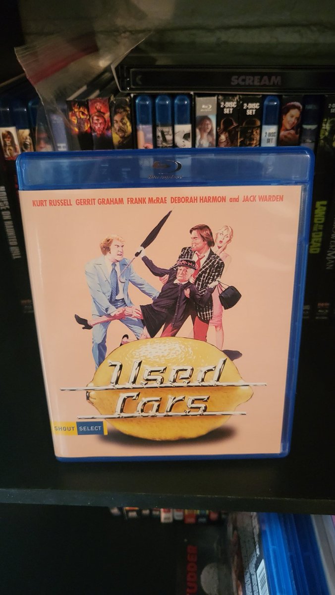 Jtmck284's tweet photo. Now Watching, USED CARS (1980)
#usedcars @ShoutFactory #shoutselect #robertzemeckis #kurtrussell #gerritgraham #frankmcrae #deborahharmon #jackwarden #nowwatching #comedyfilm #comedyfan #bluraycomedy #blurayfan #80scomedy #80sfilm #firsttimewatch #filmedinarizona https://t.co/MehqlzOEm3