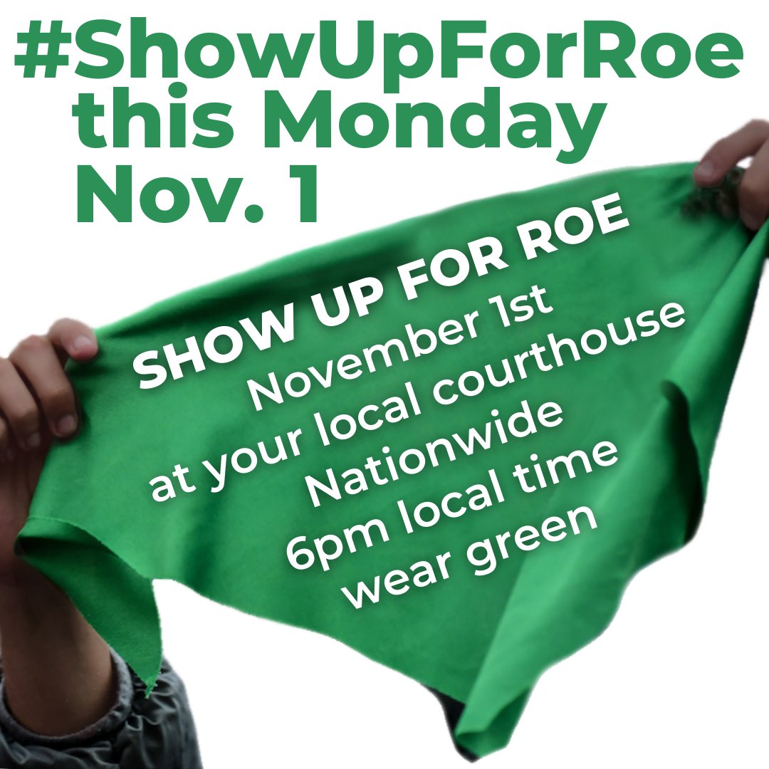 In Nashville at Public Square Park at 6pm fb.me/e/1WRIb5Hc9 
In Murfreesboro at the Courthouse on the Square fb.me/e/16BDPrUZh #ShowUpForRoe