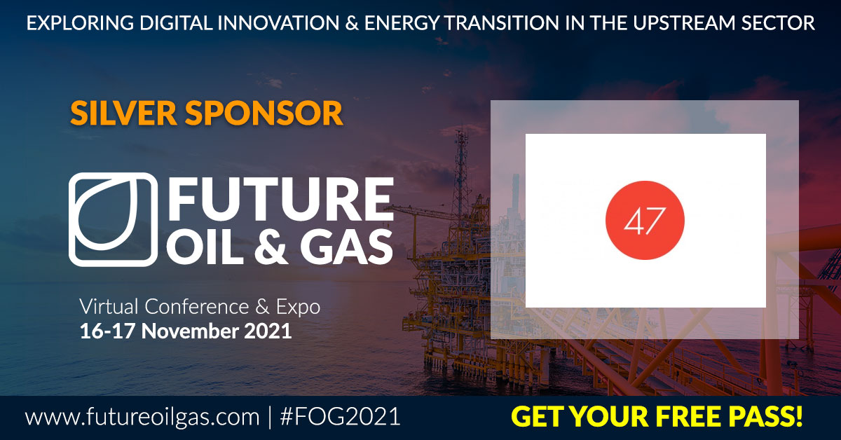 FutureOilGas's tweet image. We are pleased to welcome @47deg, global software consulting company, to #FOG2021 as a Silver Sponsor. Meet them at the virtual conference &amp;amp; expo and learn how they help transform enterprises through modernisation of #softwareplatforms. REGISTER on bit.ly/3FDi2Bl