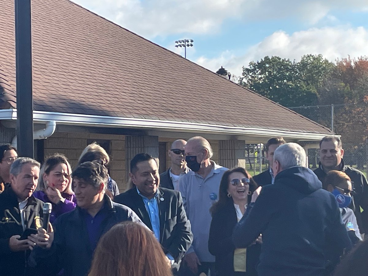 DuganForSenate's tweet photo. Had a wonderful time energizing Democrats across our district with @GovMurphy. It’s crunch time, folks! Be sure to get out to vote tomorrow if you haven’t already. https://t.co/scHoL5Sknh