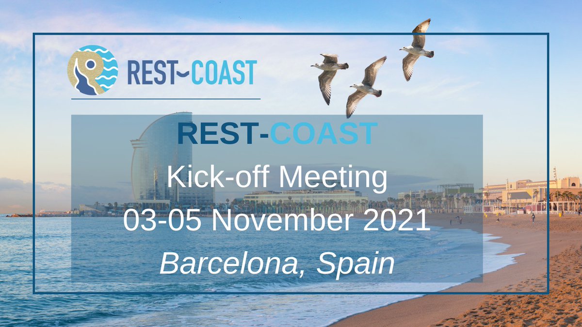 ⏳Countdown: 1 day left until the official #RESTCOASTkickoff meeting in #Barcelona!🇪🇸 

💡Before we gather to discuss the fruitful development of REST-COAST, we look forward to meet everyone on the project-organised #field trip on 2 November!🌿🌳🌊