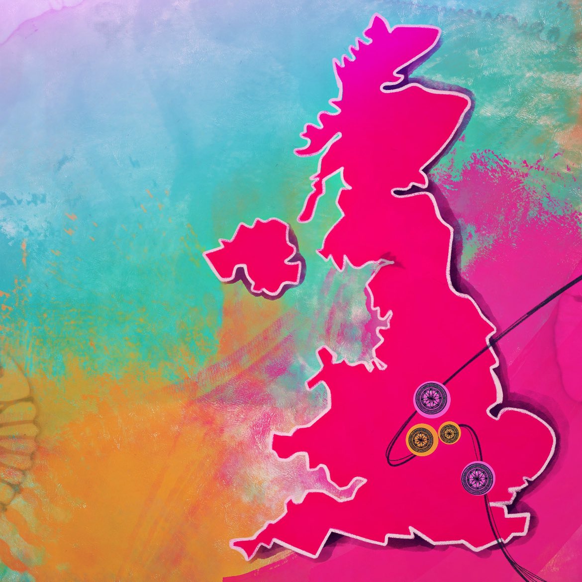 neeksvisual's tweet photo. In commemorating the opening of booboo bubble tea last week I wanted to create a little something to showcase the physical locations across the UK that NEEKSVISUAL branding has reached! 

We’re posted in Derby, Birmingham, Nuneaton and East London 📍✨ https://t.co/kBXUujOfUA