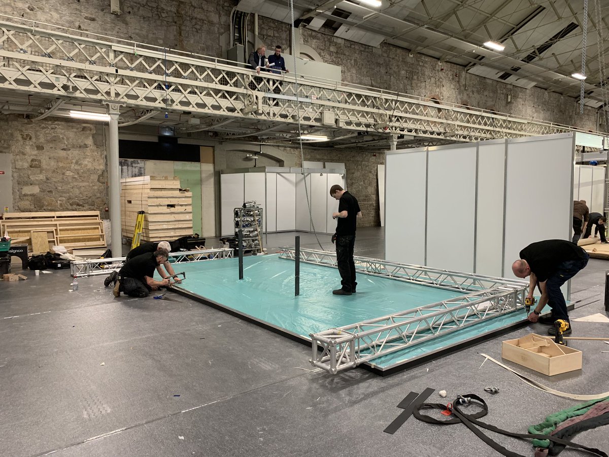 Our first exhibition stand build in 21 long months.. it’s great to be back <a href="/TheRDS/">The RDS</a> baby! 💪 🔨