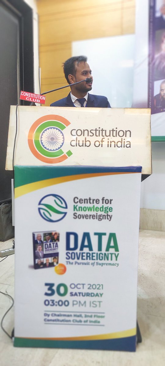 VipinKhuttel's tweet photo. #datasovereignty #datasovereigntythepursuitofsupremacy #datasovereigntythepursuitforsupremacy #datasovereigntyindia #datasovereigntynow
#datasecurity #datasecuritybreach
#datalocalisation
#datalocalisationindia
#booklaunch #booklaunching #VipinKhutail https://t.co/OTPj9arjeJ