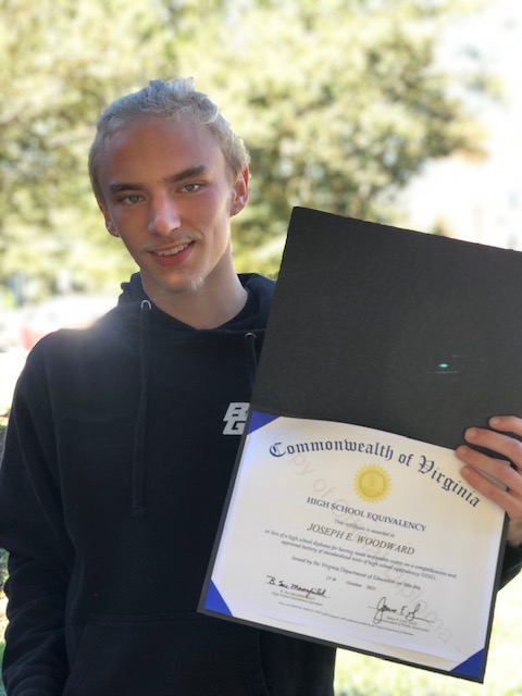 HCS_HAALC's tweet photo. Joseph did a great job earning his GED! #WeAreHCS @HamptonCSchools https://t.co/CM2IPkvYwK