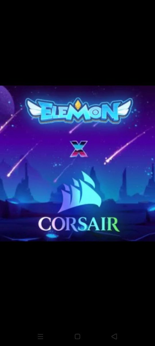 manhgold2's tweet photo. It’s unimaginable that @Elemongame can make a deal with @Corsair. The gaming titan will absolutely take over the gamefi market with #Elemon. https://t.co/GQ8Vw5uWT8