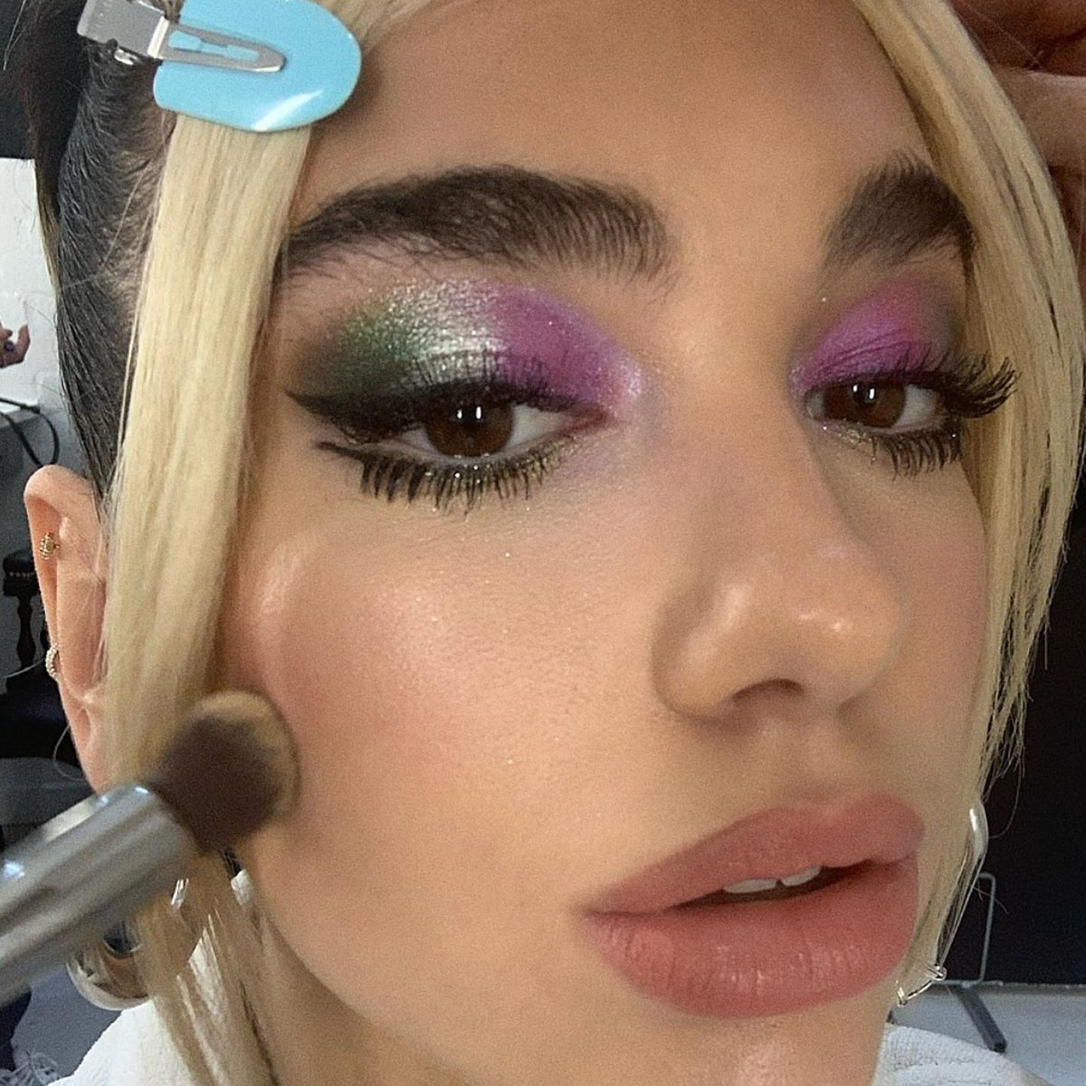 duamymoonlight's tweet photo. A year ago, Dua showed us Future Nostalgia makeup. https://t.co/gLFORxRCax