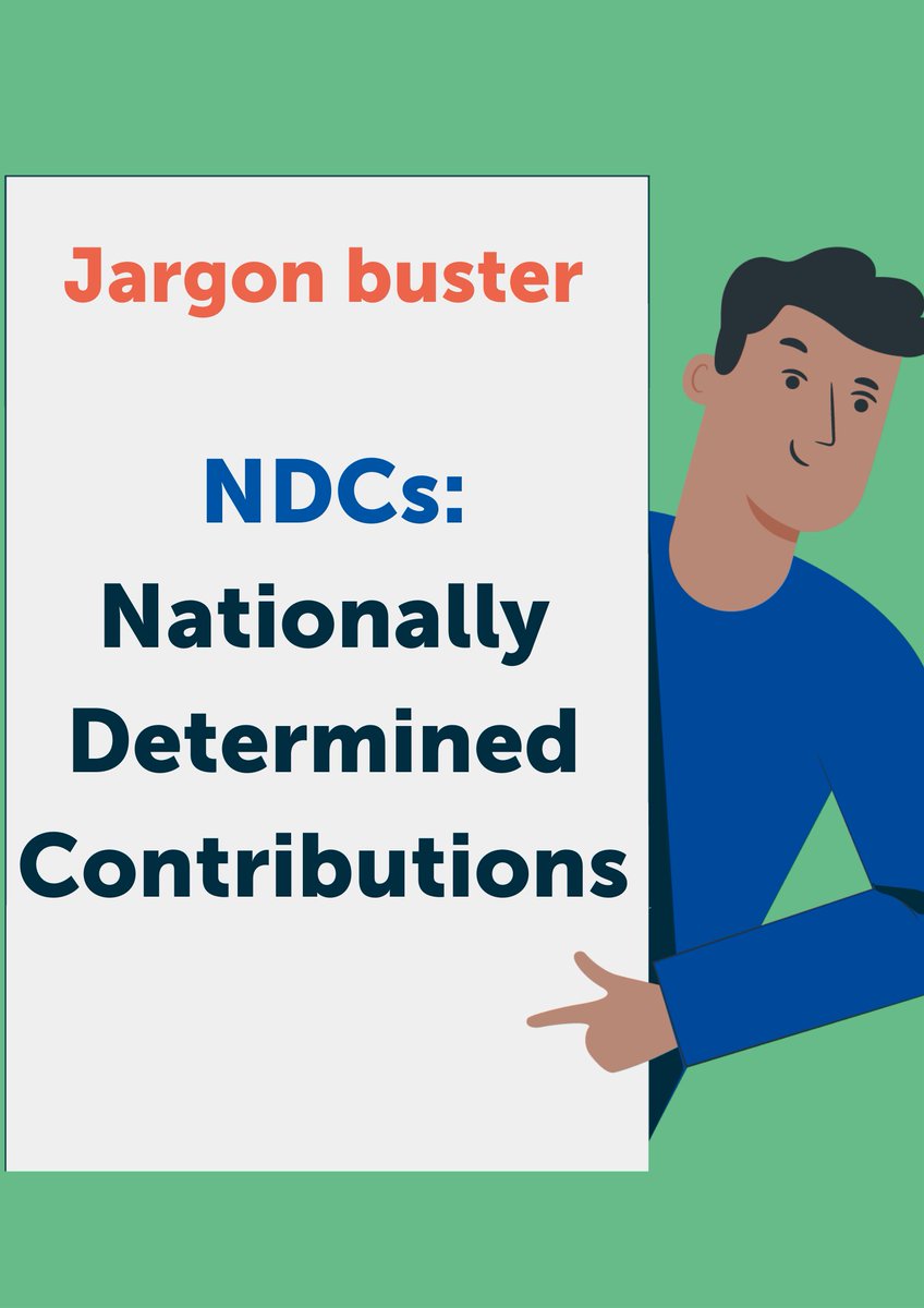 COP26 is off, and we will be posting daily jargon busters to help everyone follow &amp; contribute to the negotiations and discussions. NDCs: these are the agreed commitments set out in the Paris Agreement by the Parties, to achieve the 1.5°C and 2.0°C target.