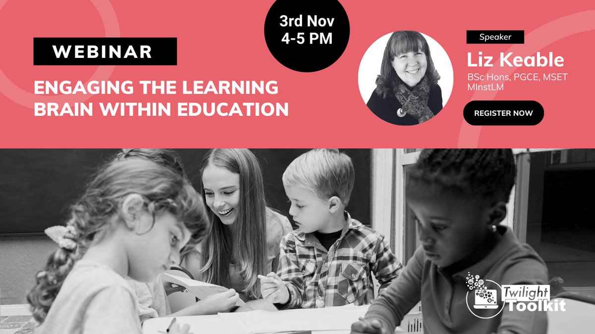 Are you a Teaching Assistant, Support Staff, Early Career Teacher or Cover Supervisor looking to progress in your career? Register for our next webinar!

💻 - Engaging the Learning Brain within Education
5pm - 6pm 

Register here: bit.ly/3CzvvrX
