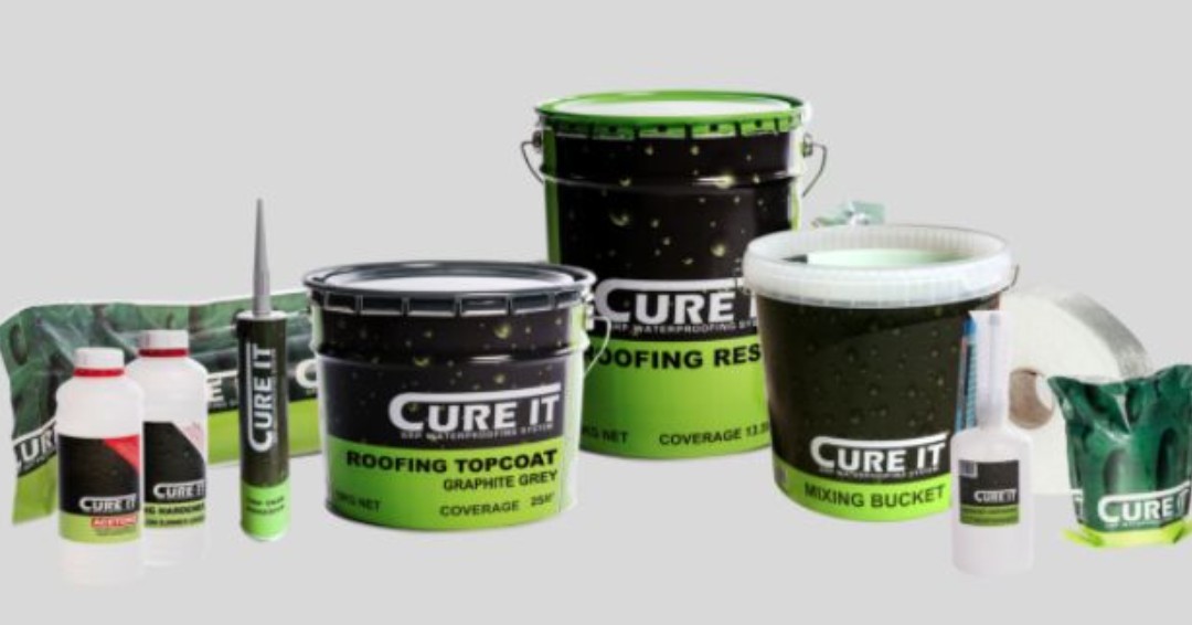 Cure It is a revolutionary GRP flat roofing waterproofing system.💦
A Cure It roof is made with specially formulated roofing resin and topcoat.🗯️
This has been designed for roofing applications by the UK’s leading GRP flat roofing materials manufacturer.✔️