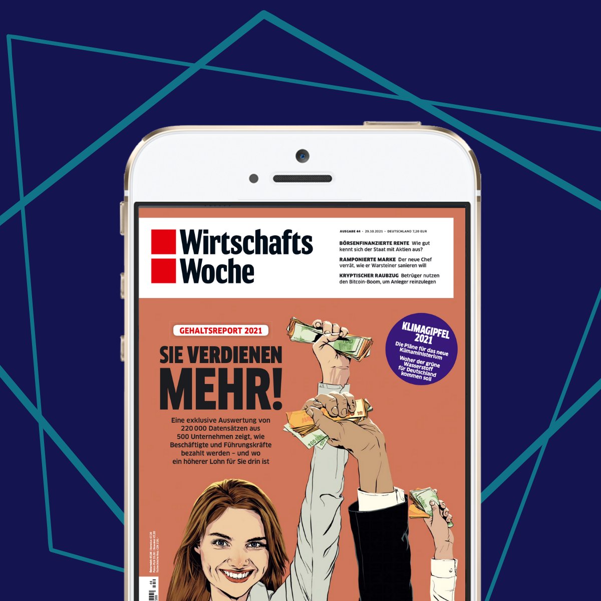 📯#WeAre in #WiWo! Wir freuen uns sehr in der neu erschienenen Ausgabe der <a href="/wiwo/">WirtschaftsWoche</a> mit dabei sind.

Vielen Dank an <a href="/schaenk/">Jan Guldner</a> für das #Interview und den interessanten Artikel "E-Mails aus der Umlaufbahn".

👉 Jetzt im Handel oder als E-Magazin: emagazin.wiwo.de