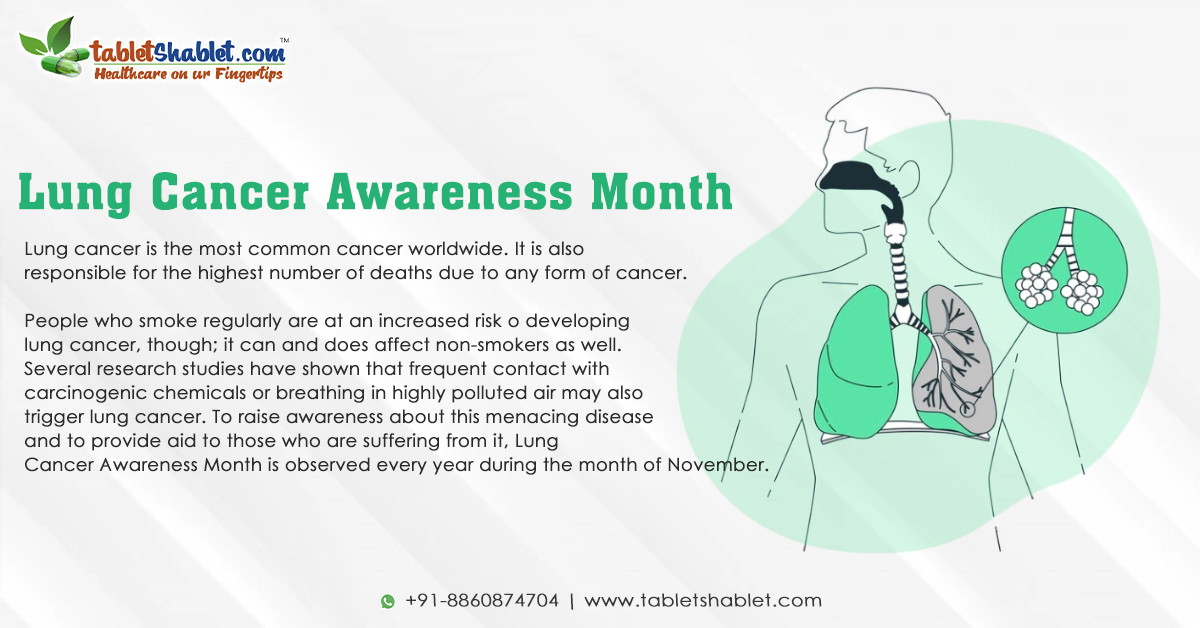 TabletShablet's tweet photo. Lung Cancer Awareness Month 2021.
#lungcancer #BhaiKaBirthday #Cancer #जिन्ना_प्रेमी_अखिलेश #YahanRishteBasteHain #YehMeriDiwali #tabletshablet https://t.co/eTUo58Xy8z