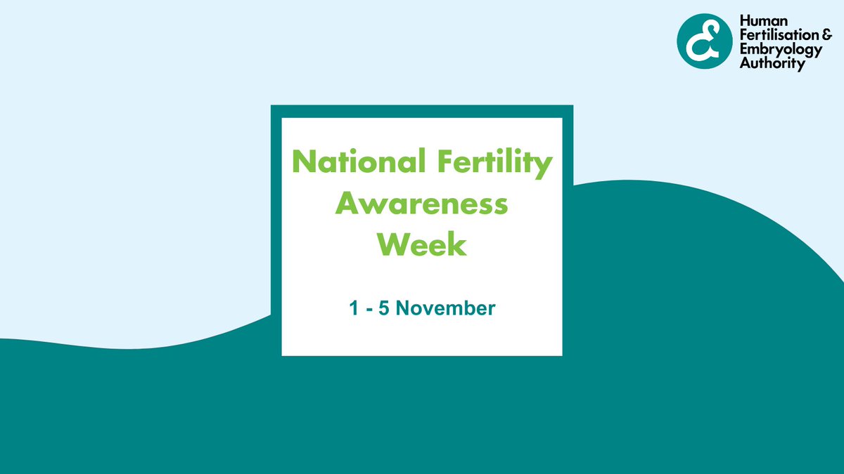 HFEA's tweet photo. Today is the start of #FertilityAwarenessWeek. Throughout the week we will be sharing facts and figures in support of @FertilityNUK. #FertilityFairness #NFAW21 #YouAreNotAlone https://t.co/zNThpbzeyj