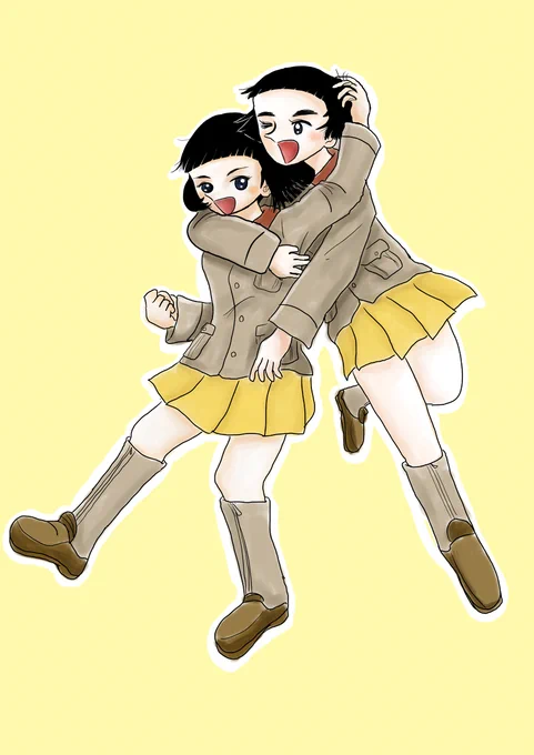 チハタンの(かぜ)上西の巻 #漫画 #ガルパン #ガールズ&パンツァー #マンガ #ちばてつや #知波単学園 #上西千代子 